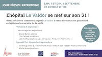 Programme Journée du Patrimoine - Le Valdor